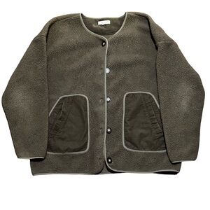 Madewell Button Up Teddy Jacket